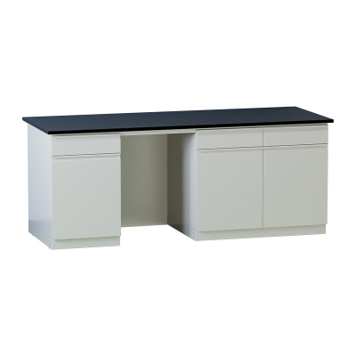 臻远 ZY5052703 实验台实验室 工作台实验桌操作台 全钢暖白2米边台