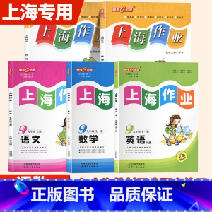 语数英物化上册[5本] 九年级/初中三年级 [正版]2024钟书金牌上海作业九年级上化学9年级上册第一学期上海初中教辅课