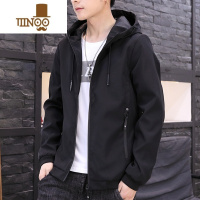 YANXU夹克男士外套休闲新款潮牌宽松青年连帽百搭上衣服男款外衣