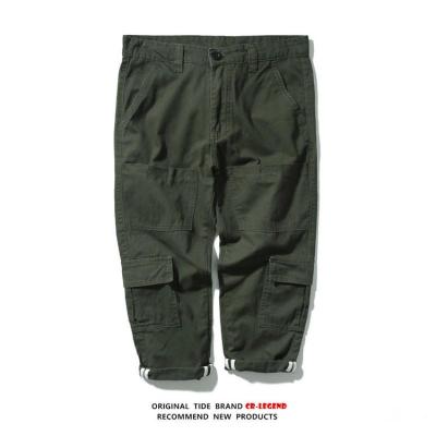 夏季新款男休闲八分裤直筒滑板裤速干常规跑步8分裤潮CYLLSUPER