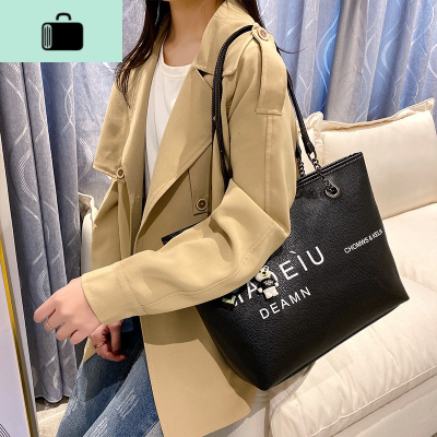 春季女包包2020新款潮大容量单肩包大学生上课包女文艺手提托特包NEW LAKE女士单肩包