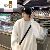 YANXU卫衣男oversize高街衣服ins潮流百搭宽松长袖t恤潮牌外套