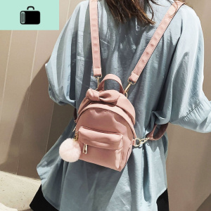 夏天上新小包包双肩包可爱少女休闲韩版时尚小清新帆布迷你小背包NEW LAKE