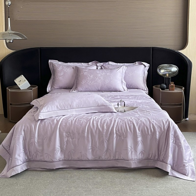 名都丽人 MDLR-74 提花镂空夏凉被 200*230cm 紫色(计价单位:条)