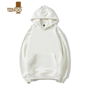 YANXU2023年新款男士加绒加厚卫衣美式高街潮牌纯色长袖外套