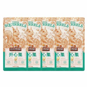 三只松鼠开心果礼盒坚果香脆鲜香零食干果奶油味开心果185g*5袋