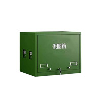 湘渭户外地图柜野外作训地图携行箱演习图纸供图箱军绿色单节柜