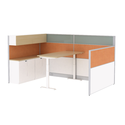 臻远ZYGW-140屏风工作卡位职员桌主管经理办公桌