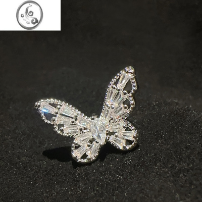 JiMi闪闪蝴蝶耳骨夹无耳洞女高级个性设计感小众耳夹2023年新款潮耳饰