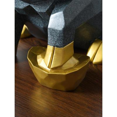 美帮汇创意摆件家居小饰品客厅电视柜摆件茶几纸巾盒猪摆设乔迁新居礼品