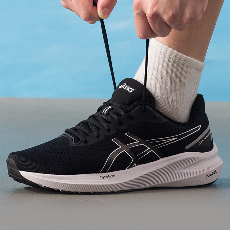 亚瑟士鞋跑步鞋GEL-KINJO 2HYPER SPEED 5中正男鞋四季款1011C151-001