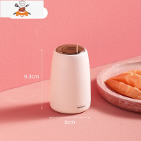 九月初轻奢牙签筒北欧风按压自动弹出牙签盒创意家用ins颜值好物 敬平 米色白 [按压式出签]