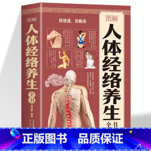 [正版] 图解人体经络养生全书 穴位中医简单实用经络疗法助你打通奇经八脉 保健精准穴位按摩书籍 养生保健书多种常见