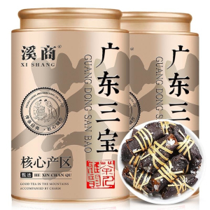 20年广东三宝扎正宗新会陈皮咸橄榄泡水新会特产传统手工礼盒款