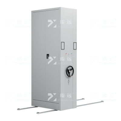 臻远ZY-MJJA-29 电动密集架移动档案柜钢制轨道密集柜 通门 一列1组