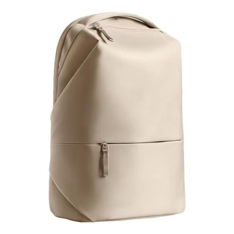 小米米家通勤双肩包浅卡其大容量背包出差旅行小背包电脑小书包男女通用