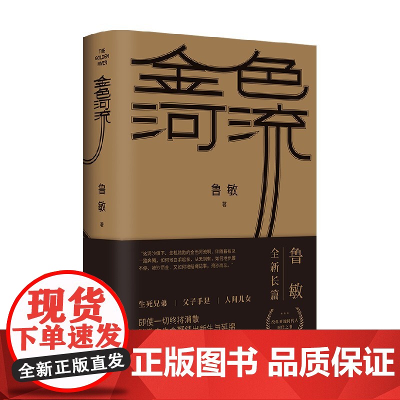 金色河流 鲁敏 著 首届凤凰文学奖评委会奖 上榜中国小说学会2021年度长篇小说榜单 探索财富故事后的人性流变 小说