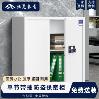 北尧长青电子保密柜文件柜办公档案柜铁皮柜钢制保险柜密码柜灰白单节带抽