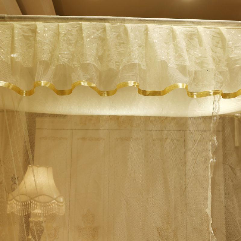 美帮汇落地廷蚊帐单帐纱老式单侧开 可配不锈钢支架 单双人宿舍床幔