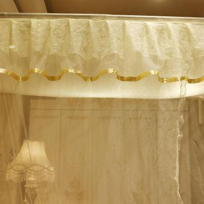 美帮汇落地廷蚊帐单帐纱老式单侧开 可配不锈钢支架 单双人宿舍床幔