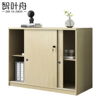 智叶舟办公矮柜两门120*40*80cm台