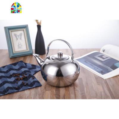 大容量加厚不锈钢玲珑壶花茶壶酒店饭店餐厅食堂泡茶壶带盖烧水壶 FENGHOU 玲珑壶18cm(2L)6-7人使用