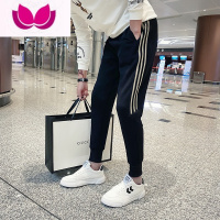 七斓网红潮牌休闲裤男韩版潮流百搭帅气卫裤束脚修身运动裤子男