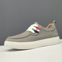 男士夏季透气冰丝布鞋百搭板鞋男款潮鞋小众欧洲站男生软底休闲鞋