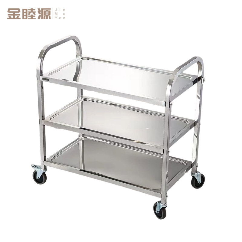 金睦源 JIN MU YON 不锈钢餐车 三层50*93*92cm台