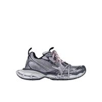 巴黎世家(Balenciaga)男士休闲跑鞋圆头系带低帮透气运动鞋户外板