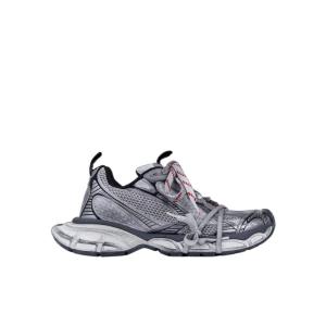 巴黎世家(Balenciaga)男士休闲跑鞋圆头系带低帮透气运动鞋户外板