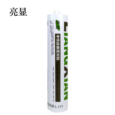 亮显 中性硅酮密封胶 L-171 灰色 300ml/支
