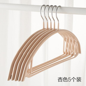 [高品质]壹志家用浸塑无痕衣架衣挂衣钩 防鼓包防肩角晾衣服晒衣架子防滑衣撑不起包不锈钢干湿两用
