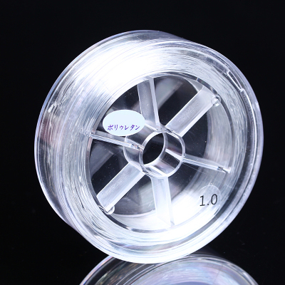 弹力线串珠线弹力绳手链线皮筋绳子文玩佛珠线-盒装透明0.6mm一盒