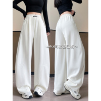 美式香蕉运动裤女款新款高腰显瘦宽松慵懒松弛感阔腿卫裤_93_931