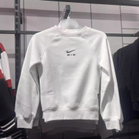 NIKE耐克卫衣运动休闲加绒保暖针织圆领大童套头衫FD3215-121 D