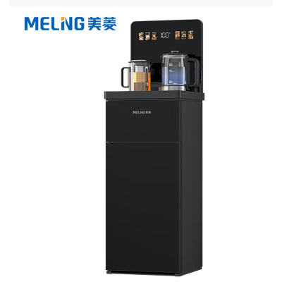 美菱(MeiLing)办公室高端饮水机家用防溢水茶吧机升级大款薄屏触控下置式立式泡茶机温热款MY-DM7216