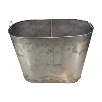 莘煊 不锈钢椭圆垃圾桶 53cm*25cm*43cm 个