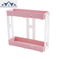 双层长方形调料架家用多功能置物架厨房用品落地架子收纳架 三维工匠