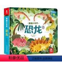 揭秘小世界第二辑 恐龙 [正版]揭秘小世界立体版 揭秘恐龙 0-3岁低幼宝宝情景体验认知艺术绘本洞洞翻翻立体认知趣味知识