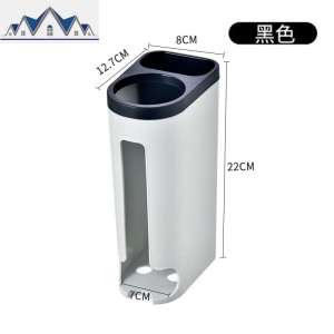 垃圾袋收纳塑料购物袋收纳盒壁挂式装厨房方便袋子抽取整理盒 三维工匠