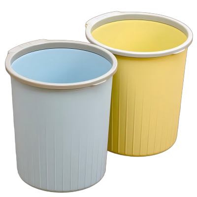 金魅 垃圾桶家用大号客厅厨房卧室宿舍无盖卫生间厕所纸篓大容量压圈 个