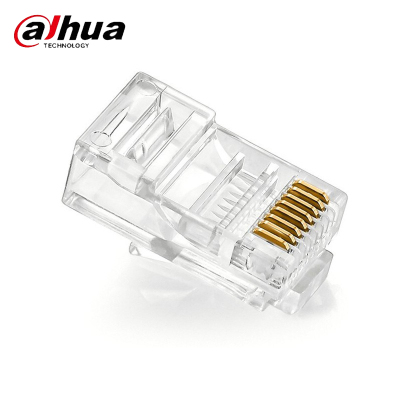 大华水晶头超五类非屏蔽 RJ45网络水晶头100个装5SJT-100盒