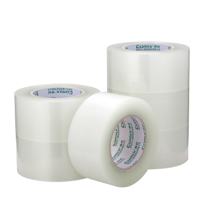 齐心 JP6020-6 封箱胶带60mm*200y*45um(6卷/筒) 透明