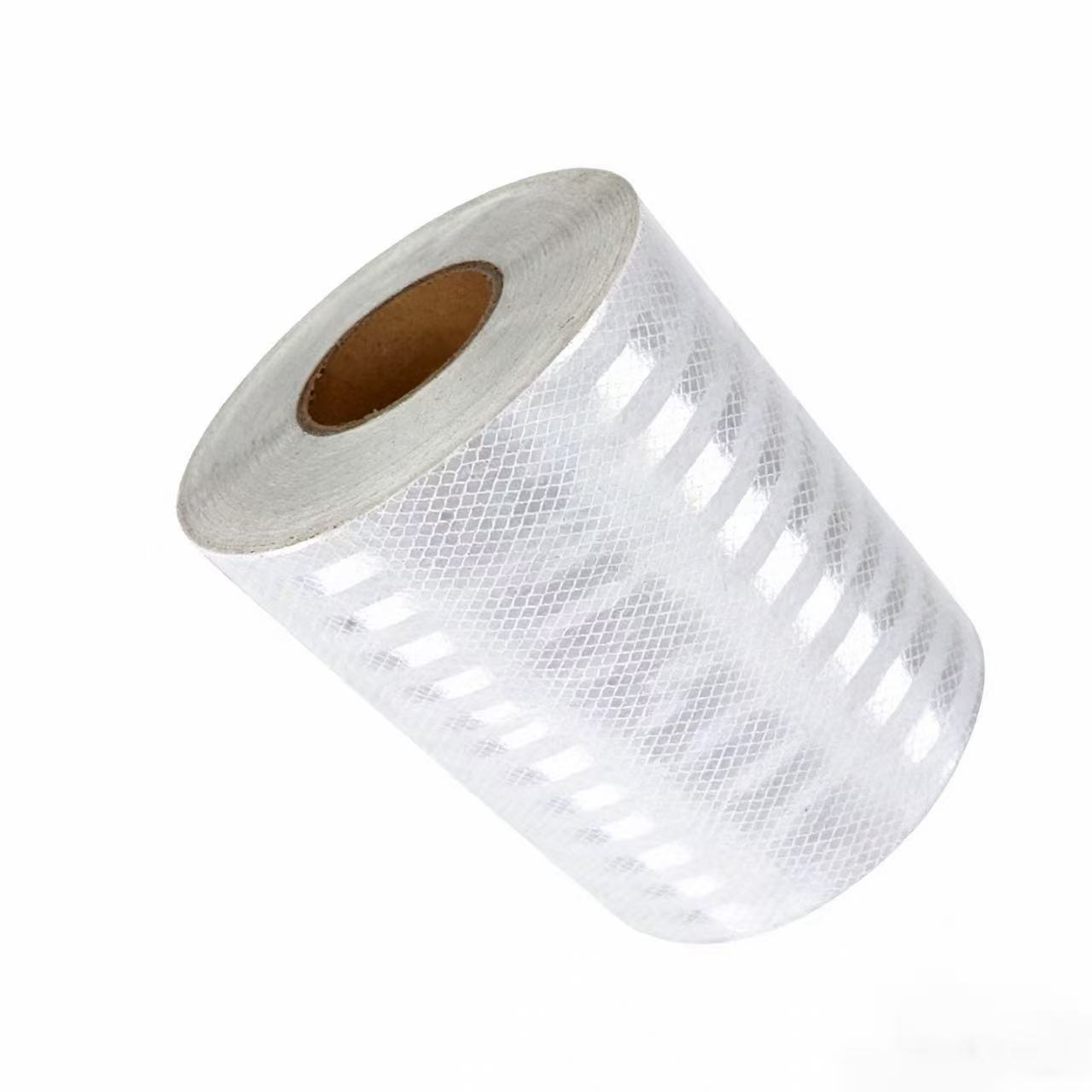 衡雁骏兴 反光胶带白色晶彩格 20厘米*30米 卷