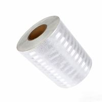 衡雁骏兴 反光胶带白色晶彩格 20厘米*30米 卷