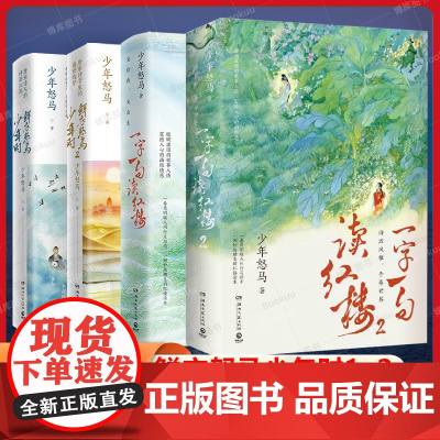 [全4册]一字一句读红楼1+2+鲜衣怒马少年时1+2“少年怒马”心血力作 全新力作妙趣横生红楼读本简明版人间行走指南书排