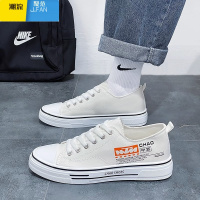 聚范帆布男鞋夏季透气男款鞋子休闲运动平板鞋潮流经典轻便青少年布鞋