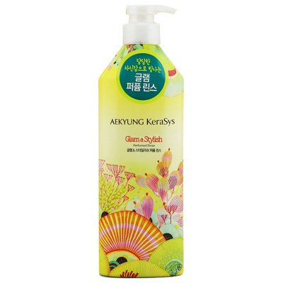 韩国爱敬护发素香水型香味男女适用黄色600ml