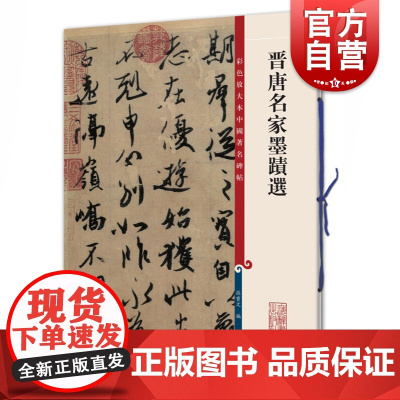 晋唐名家墨迹选 彩色放大本中国著名碑帖孙宝文编上海辞书出版社 书法篆刻碑帖鉴赏毛笔字练习临摹字帖